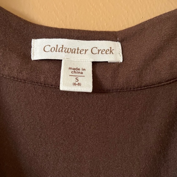 Coldwater Creek Brown Top - Picture 3 of 5